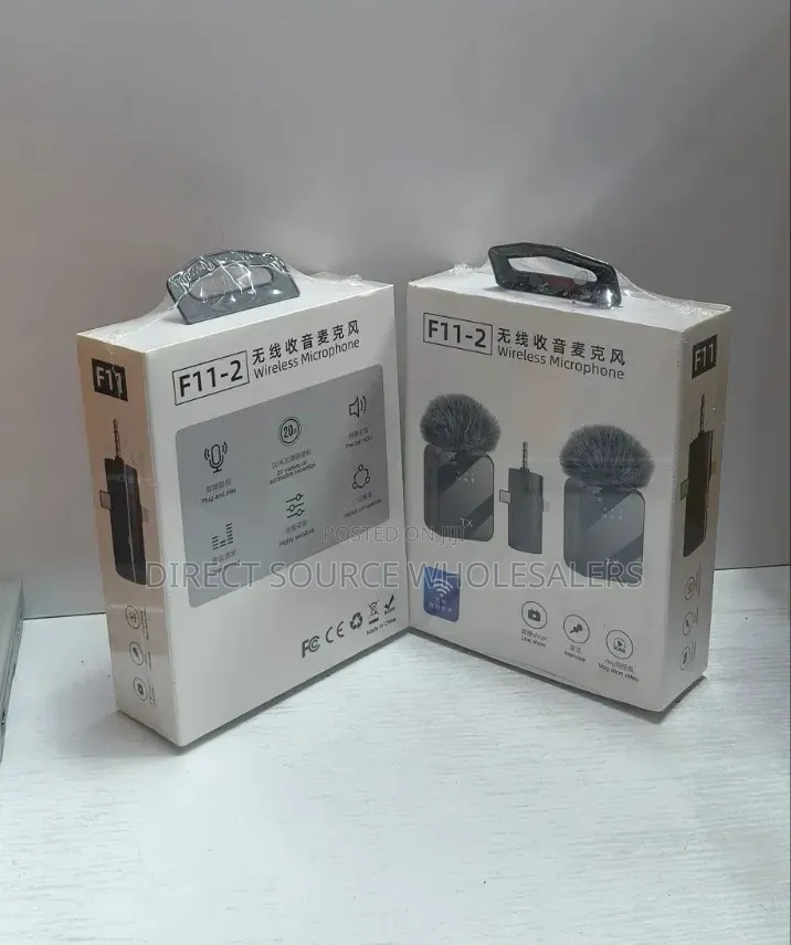 F11 Wireless Lavalier Microphone for Tiktok Youtube Interviews
F11wire