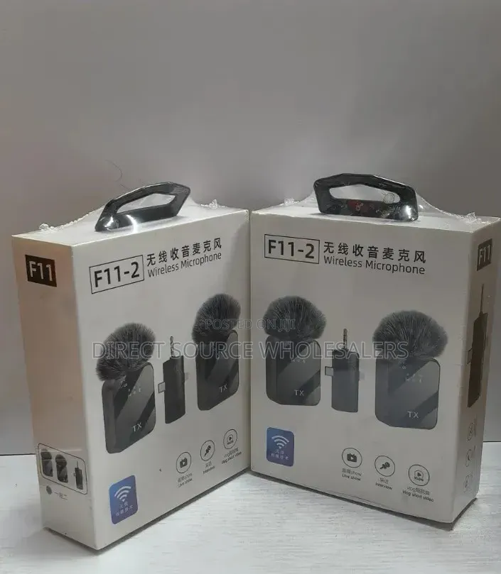 F11 Wireless Lavalier Microphone for Tiktok Youtube Interviews
F11wire