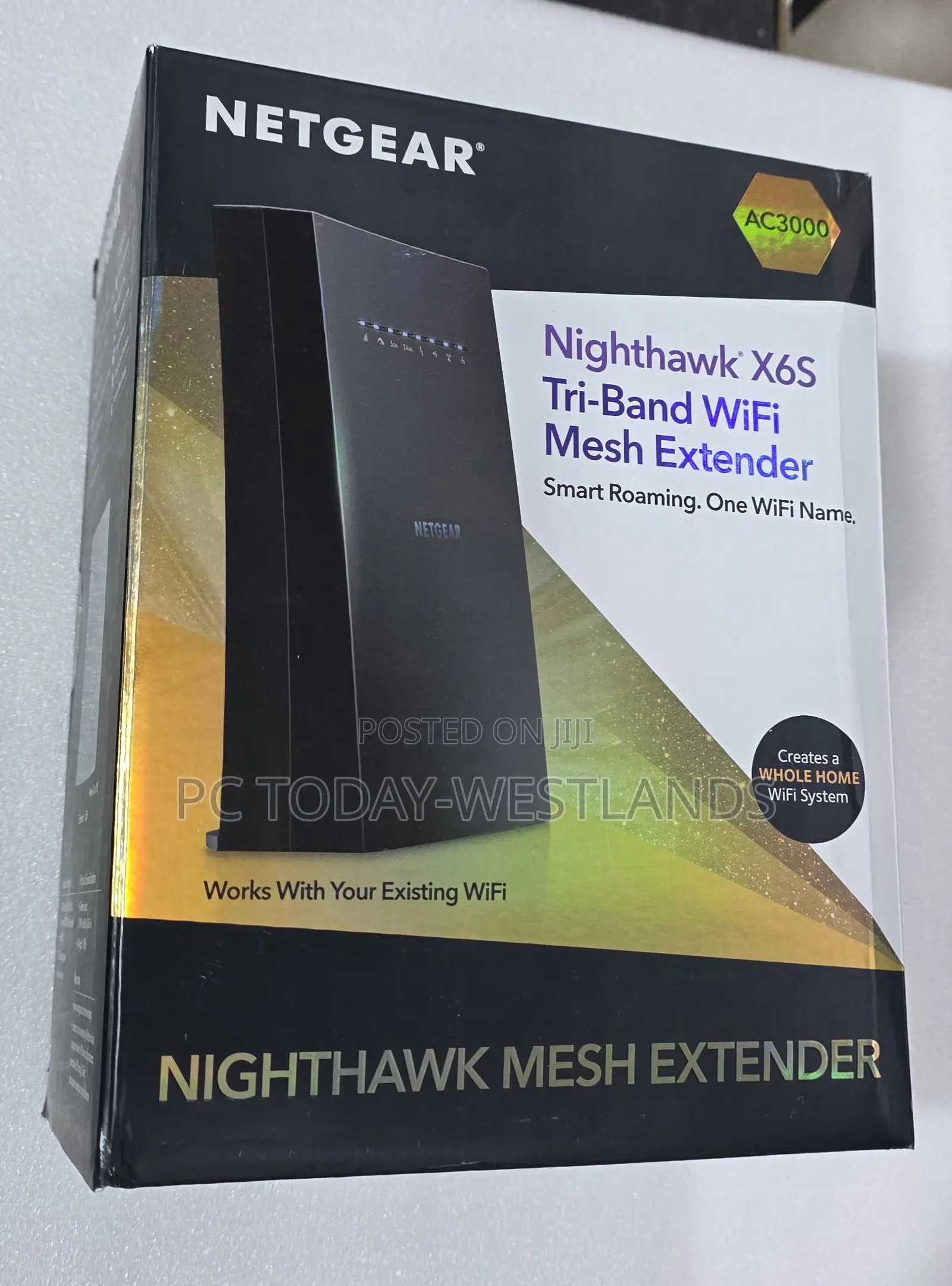 Netgear Nighthawk X6s Tri-Band Wifi Mesh Extender Ac3000-100nas