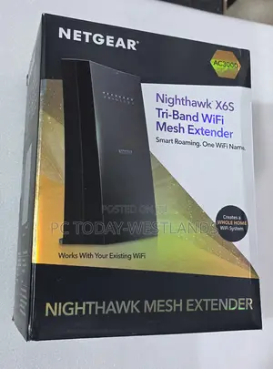 Netgear Nighthawk X6s Tri-Band Wifi Mesh Extender Ac3000-100nas