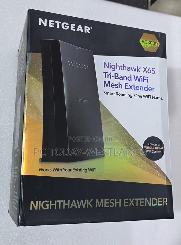 Netgear Nighthawk X6s Tri-Band Wifi Mesh Extender Ac3000-100nas - thumbnail 2