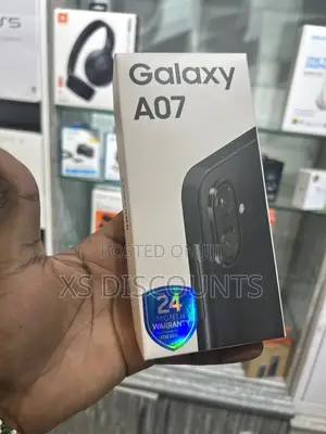New Samsung Galaxy A07 128 GB Black