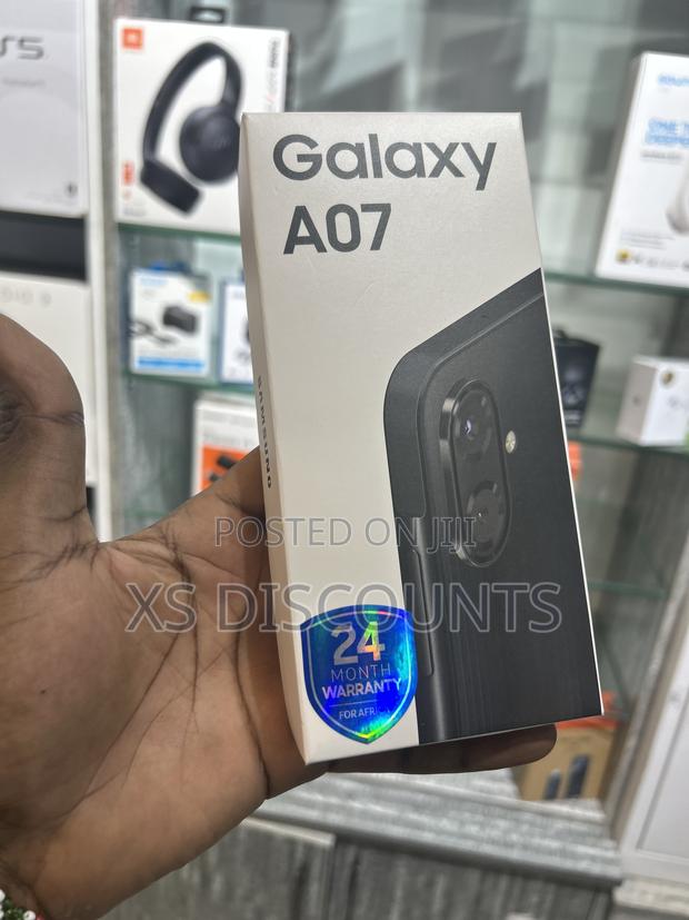 New Samsung Galaxy A07 128 GB Black - thumbnail 3