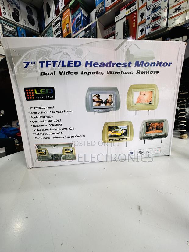 7 Inch Headrest Monitor – Premium Backseat Display - thumbnail 2
