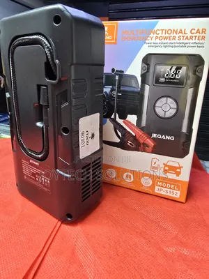 Multifunctional Emergency Car Jump Starter With Led Light, Powerbank