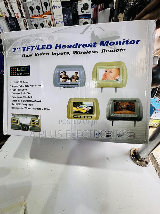 7 Inch Headrest Monitor – Usb/Sd Multimedia Player
