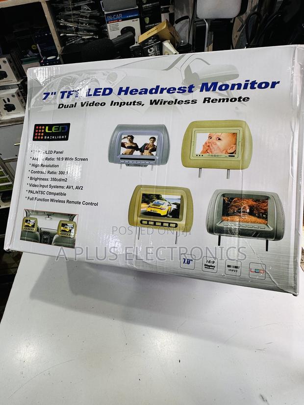 7 Inch Headrest Monitor – Usb/Sd Multimedia Player - thumbnail 2
