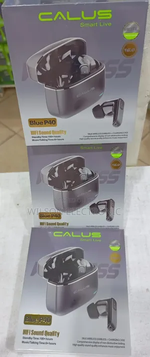 Blue P40 Calus Earbuds.