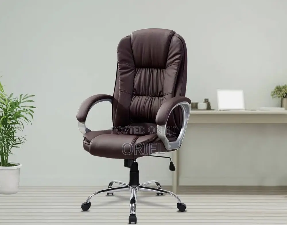 Office Chair : Ergonomic Brown Office Chair