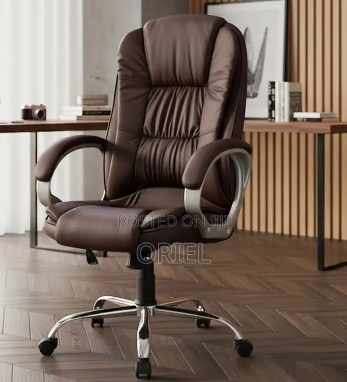 Office Chair : Ergonomic Brown Office Chair