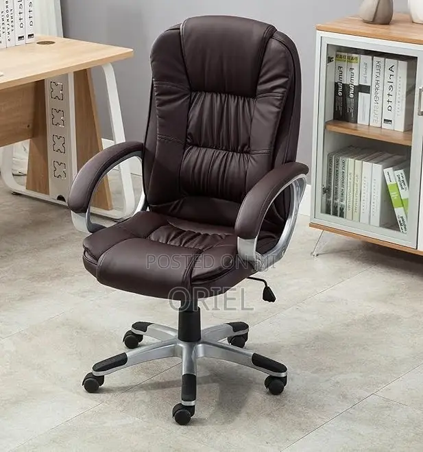 Office Chair : Ergonomic Brown Office Chair