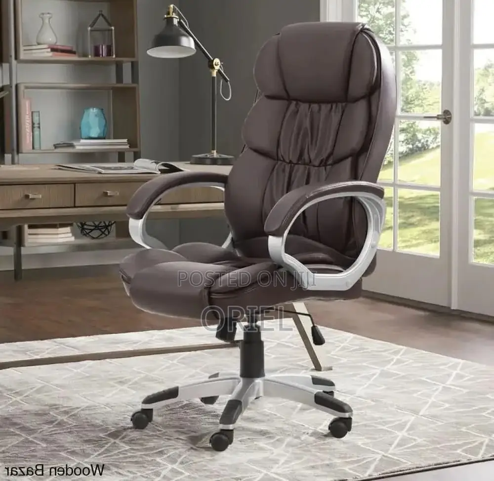 Office Chair : Ergonomic Brown Office Chair