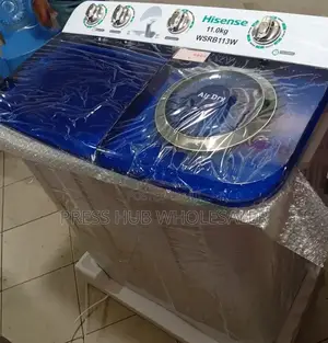 Hisense 11 Kg Twin Tub Washing Machine. "