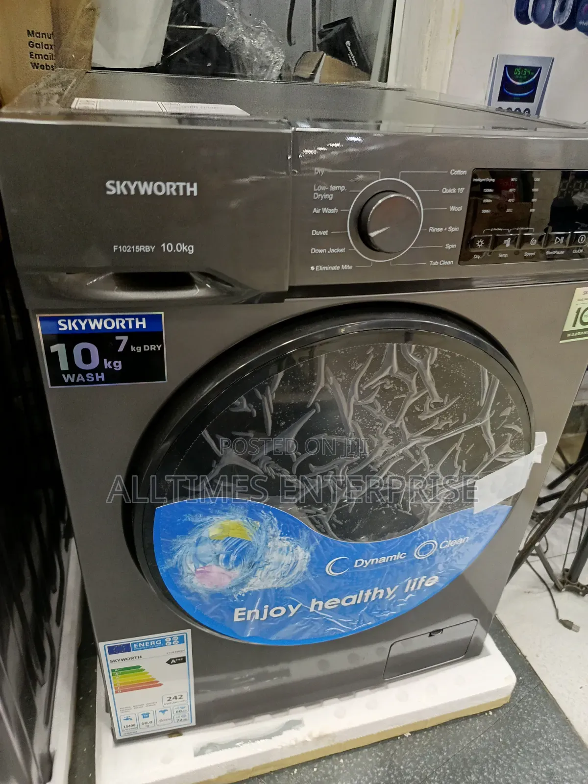 Skyworth 10/7 Washer Front Load Washing Machine