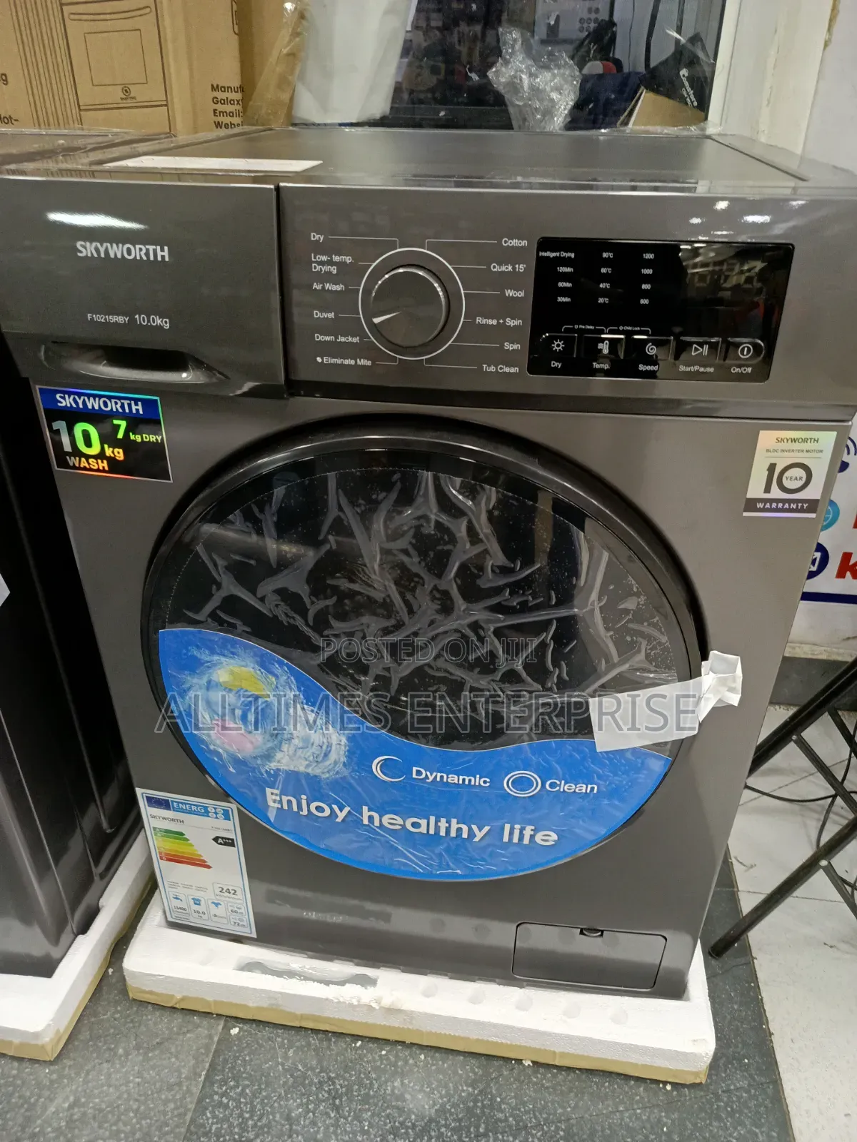 Skyworth 10/7 Washer Front Load Washing Machine