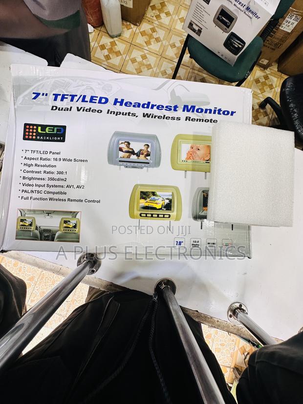 7 Inch Headrest Monitor – High Resolution Car Screen
