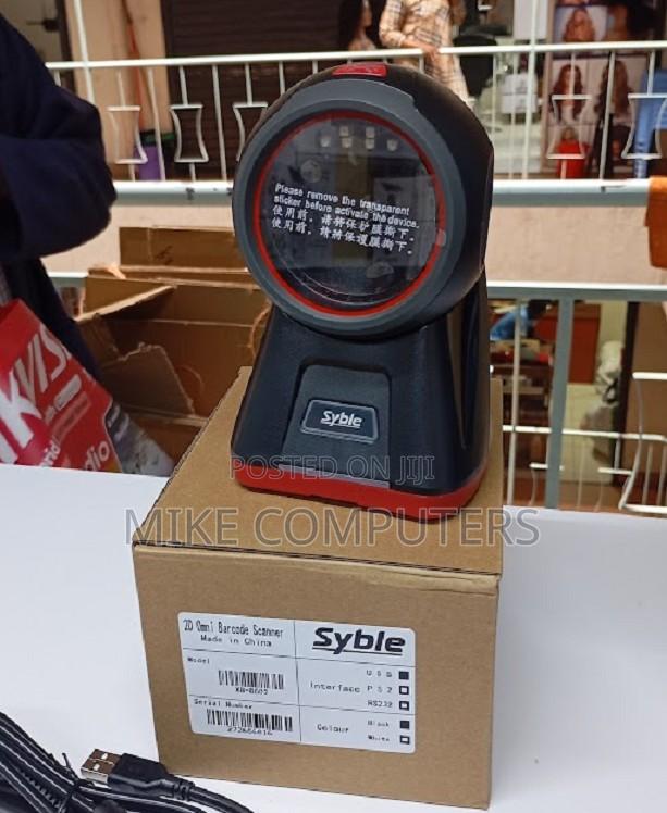 Syble Round Table Mount Omnidirectional Barcode Scanner - main view