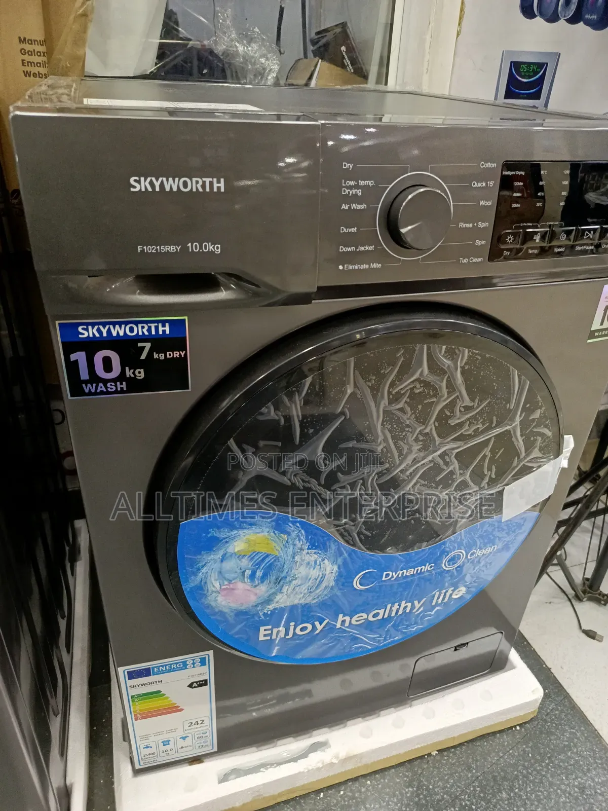 10kg Skyworth Front Load Wash and Dry Washer