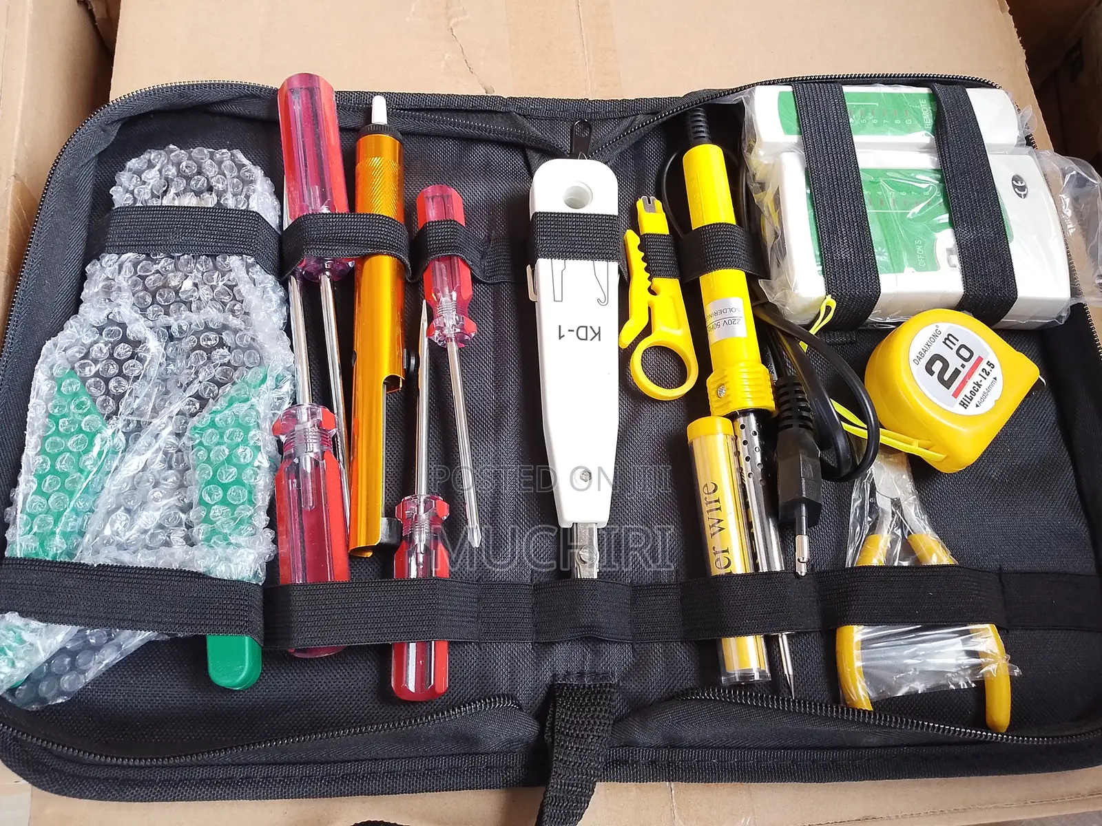 Toolkit Lan Tester Rj45 Crimping Pliers Portable Lan Network