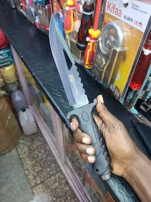 Columbia Camping Knife 778 Black Knife