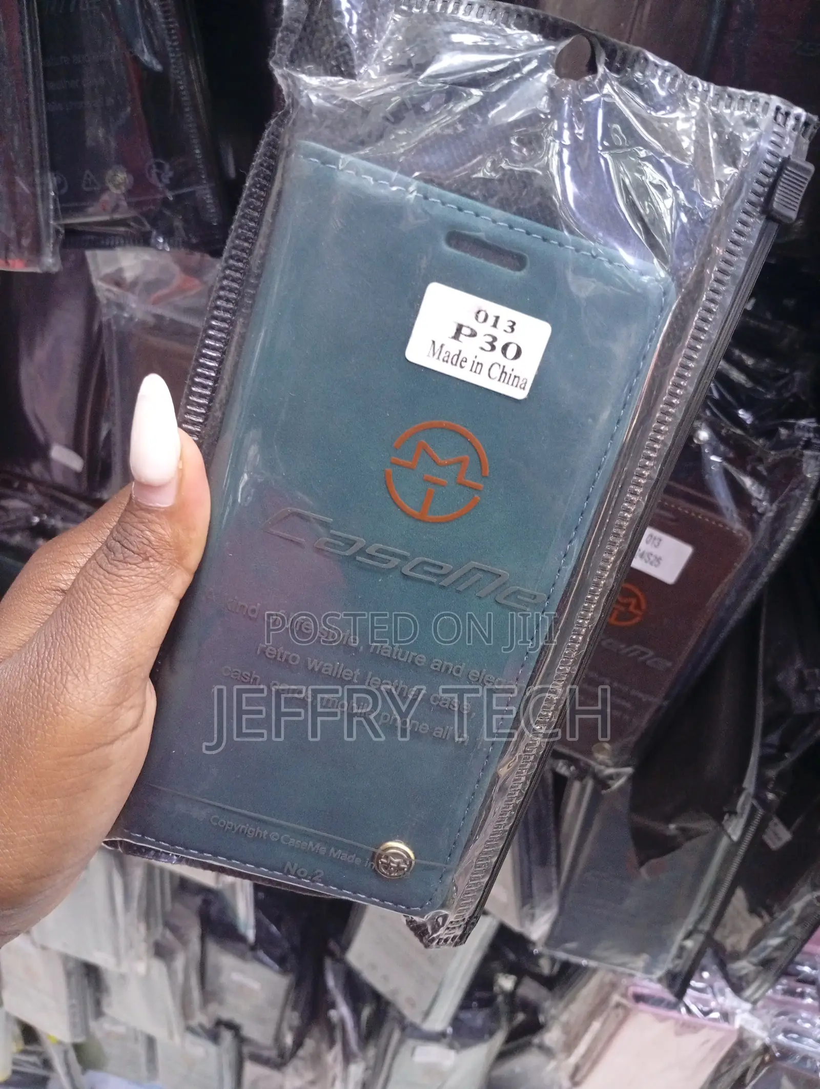 Huawei P30 Green Flip-Style Cover