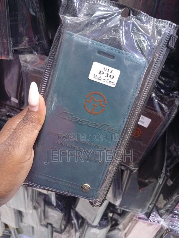 Huawei P30 Green Flip-Style Cover - thumbnail 2