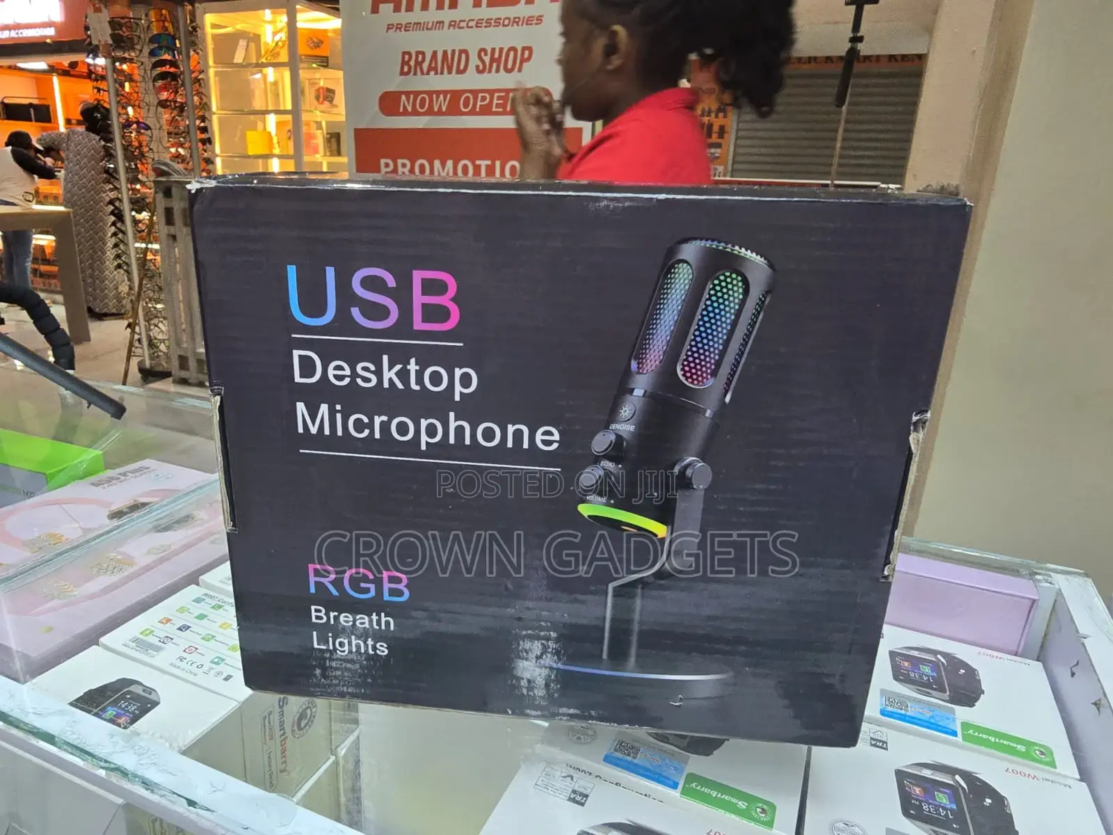 Usb RGB Condenser Mic for Gaming Podcast Streaming Pc