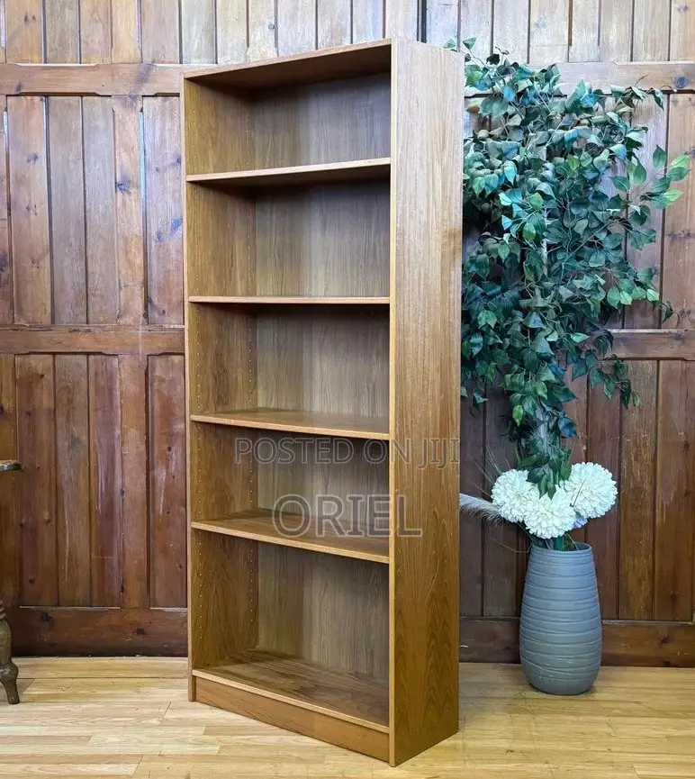 Office Bookshelf : 5 Tier Wooden Home Office Bookshelf