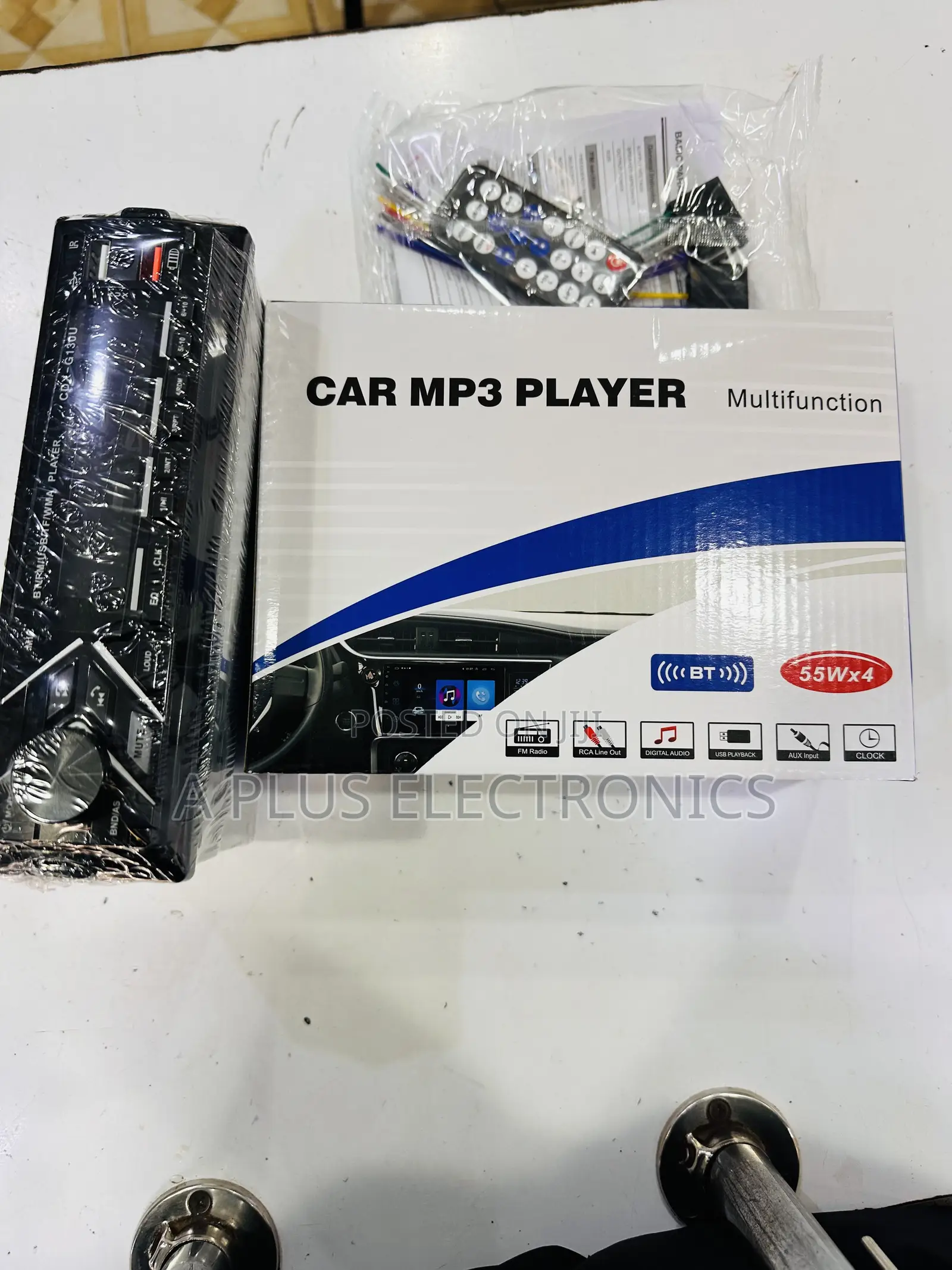 Mp3 Car Radio Bluetooth Stereo Player 6130u With Remote Control
