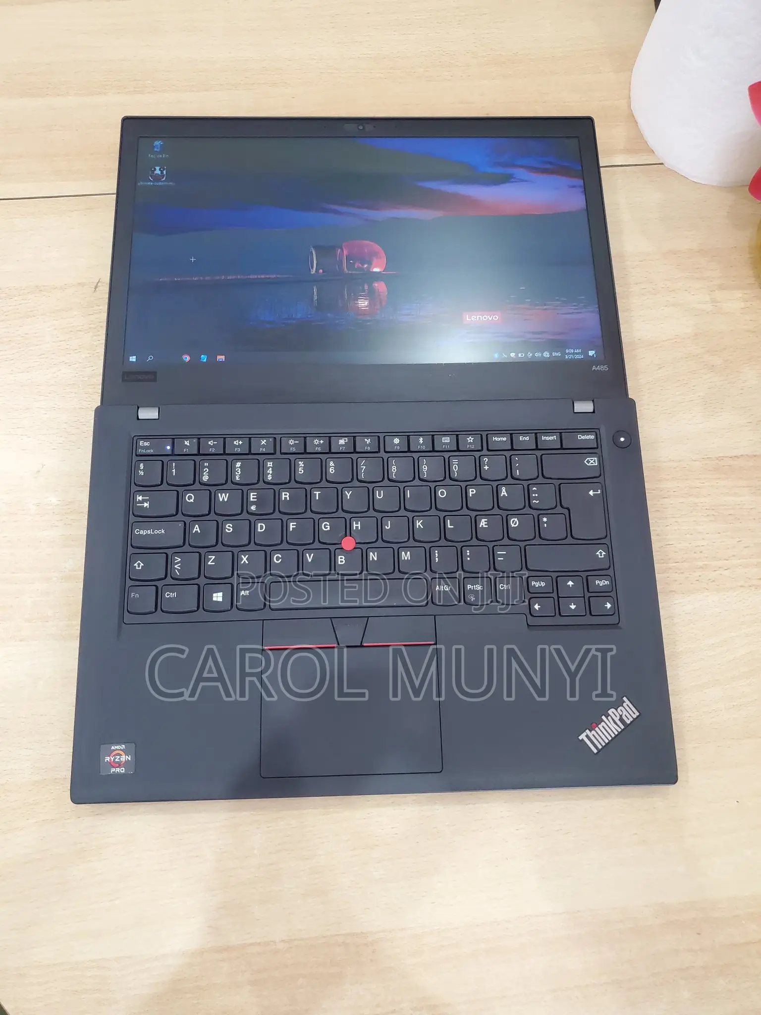 Laptop Lenovo ThinkPad A485 8GB AMD Ryzen 5 SSD 256GB