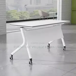 White Folding Office Training and Conference Table