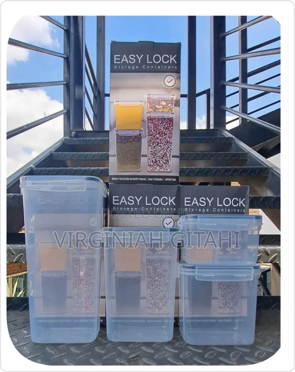 Easy Lock 4pc Storage Containers