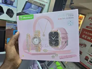 A58 Plus Luxury Women Smart Watch Necklace Bracelet Set
