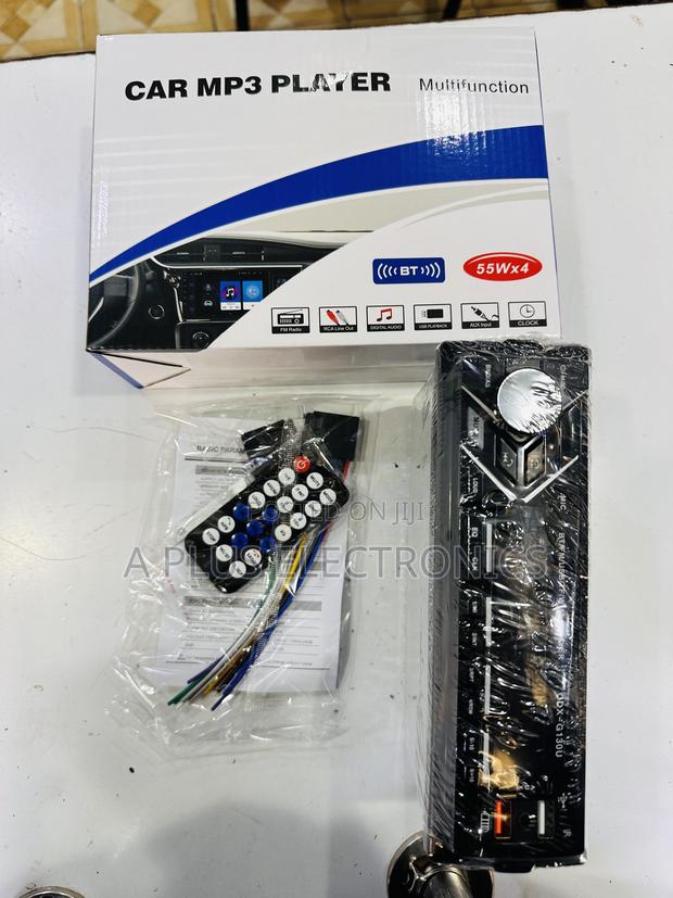 Mp3 Car Radio Bluetooth Stereo Player 6130u Stylish Led Display - thumbnail 2