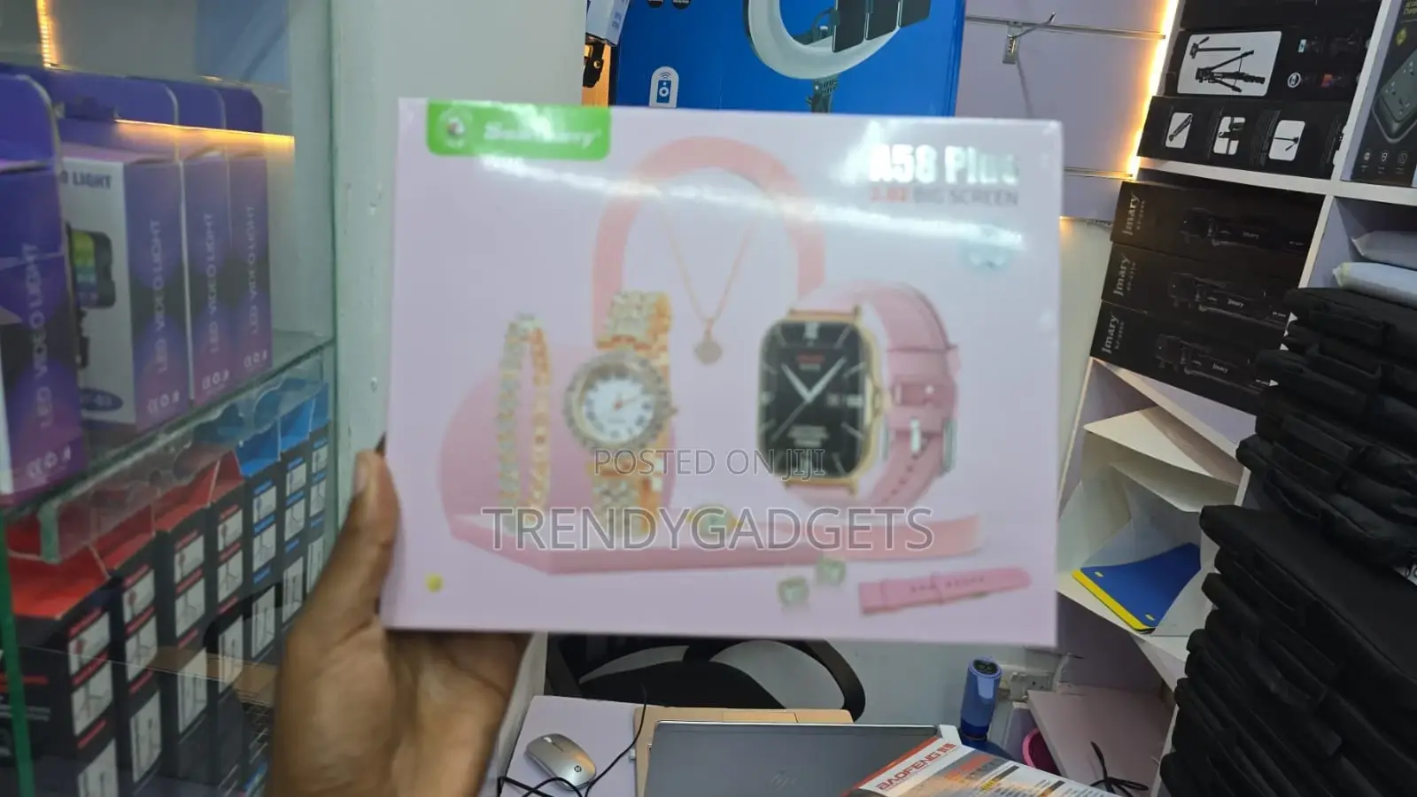 Smartberry A58 Plus Luxury Smart Watch Accessories Set