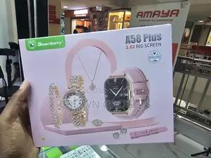 A58 Plus Ladies Luxury Smart Watch Gift Set, 2.02-Inch Display