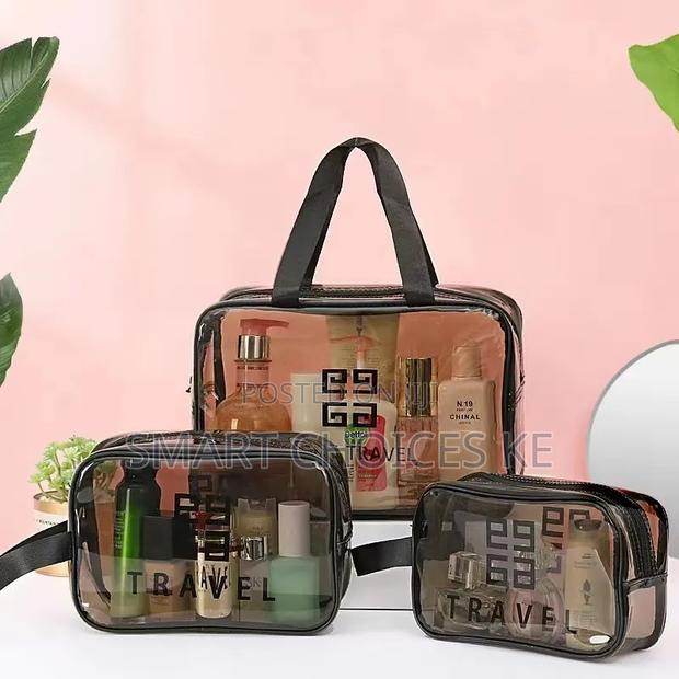 *3pc Large Capacity Waterproof PVC Transparent