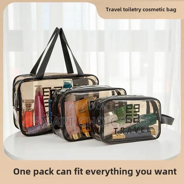 *3pc Large Capacity Waterproof PVC Transparent - thumbnail 4