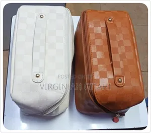Pu Leather Cosmetic Pouch Bag