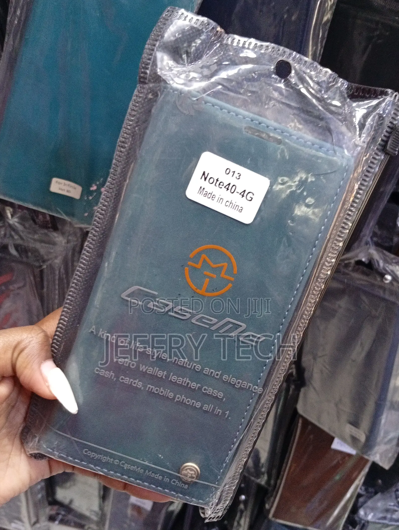 Infinix Note 40 Caseme Logo and Emblem Embossed on the Front Case