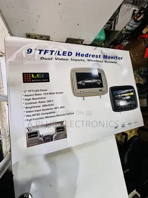 9 Inch Headrest Monitor Screens With Usb and Hdmi Support