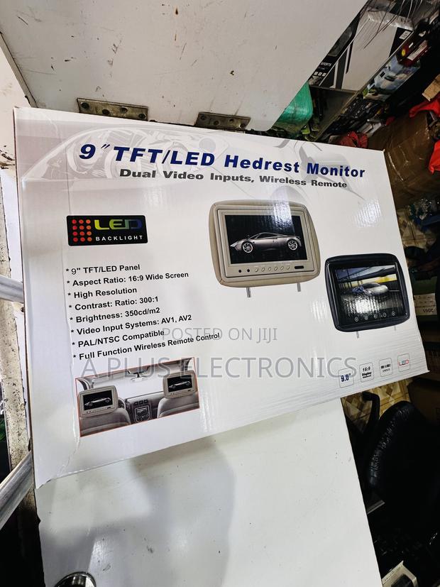 9 Inch Headrest Monitor Screens With Usb and Hdmi Support