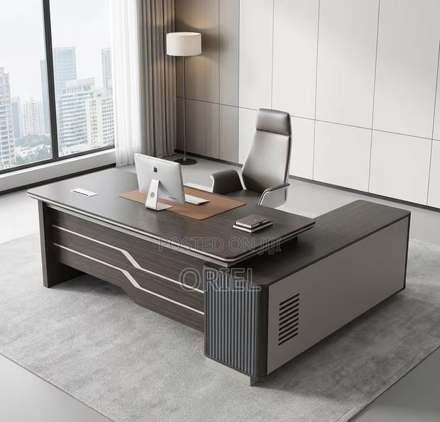 Office Desk : 1.6m Elite L-Shaped Executive Desk - thumbnail 3