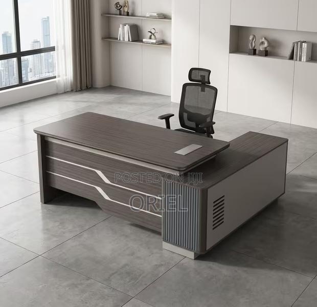 Office Desk : 1.6m Elite L-Shaped Executive Desk - thumbnail 5