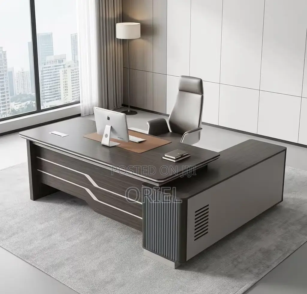 Office Desk : 1.6m Elite L-Shaped Executive Desk