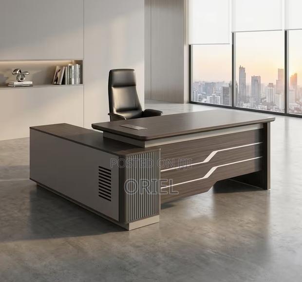 Office Desk : 1.6m Elite L-Shaped Executive Desk - thumbnail 7