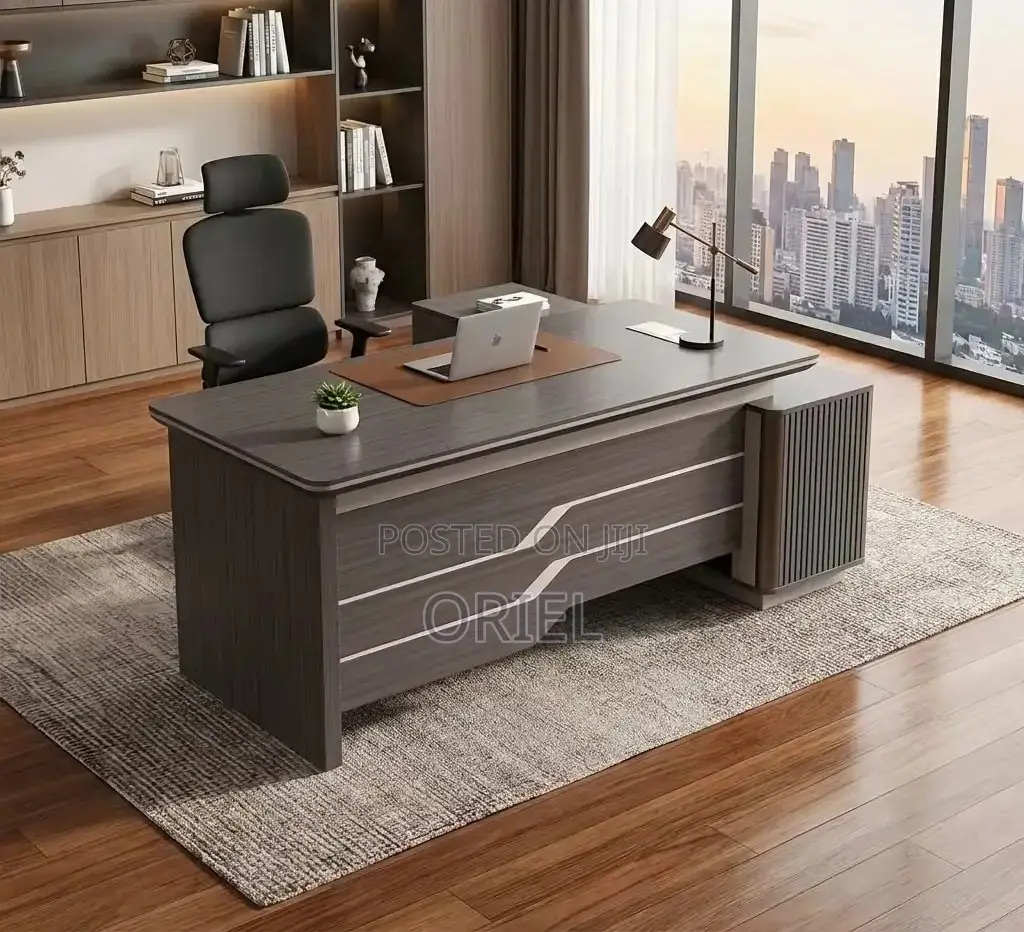 Office Desk : 1.6m Elite L-Shaped Executive Desk