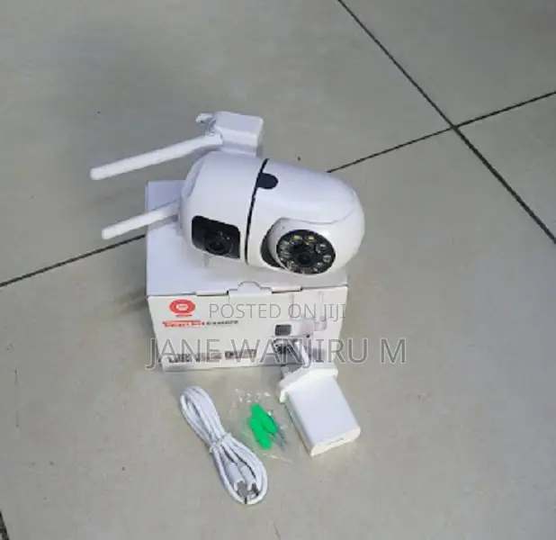 New Smart V380 Wifi Bulb Camera – Dual Lens Wall Mount CCTV