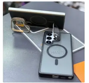 Black Window Camera Stand With Magsafe for Samsung Galaxy S25 Ultra