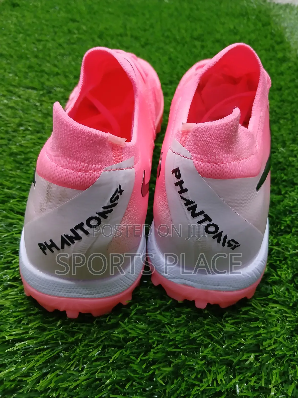 Pink Luna Phantom Turf Football Shoes